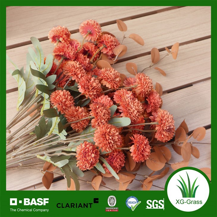 Fake Silk Pompon Mum Artificial Flowers price