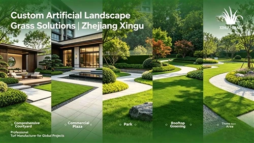 Kohandatud kunstmaastiku murulahendused|Zhejiang Xingu